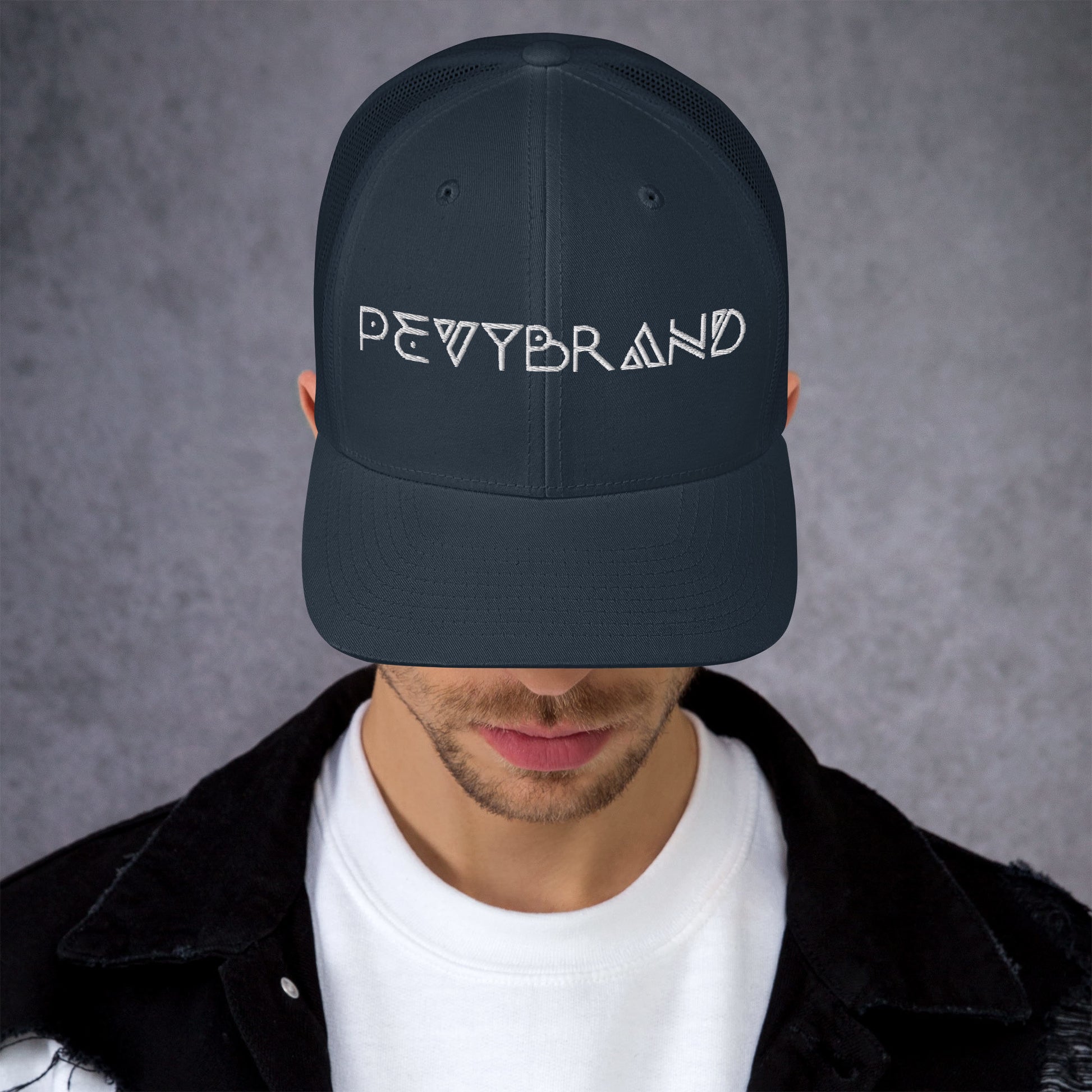 Stylish Custom Embroidered Trucker Cap - Personalized Headwear - PevyBrand