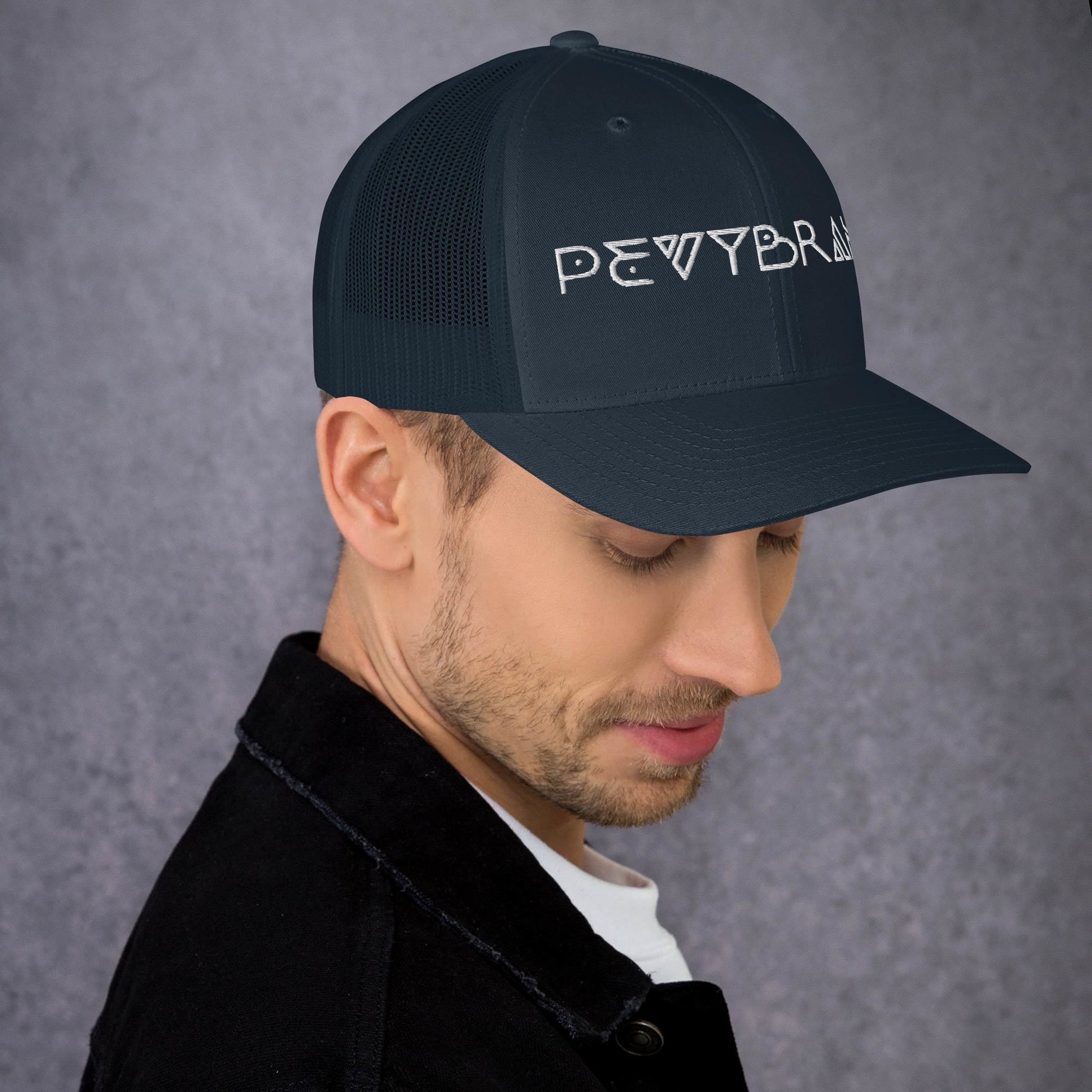 Stylish Custom Embroidered Trucker Cap - Personalized Headwear - PevyBrand