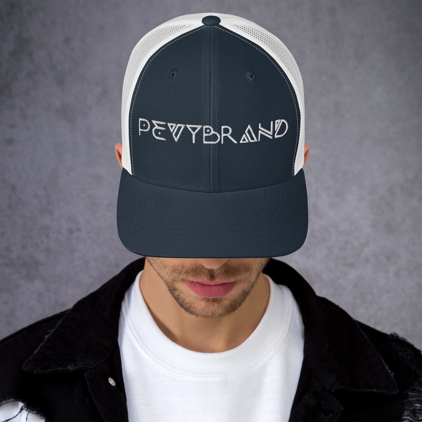 Stylish Custom Embroidered Trucker Cap - Personalized Headwear - PevyBrand