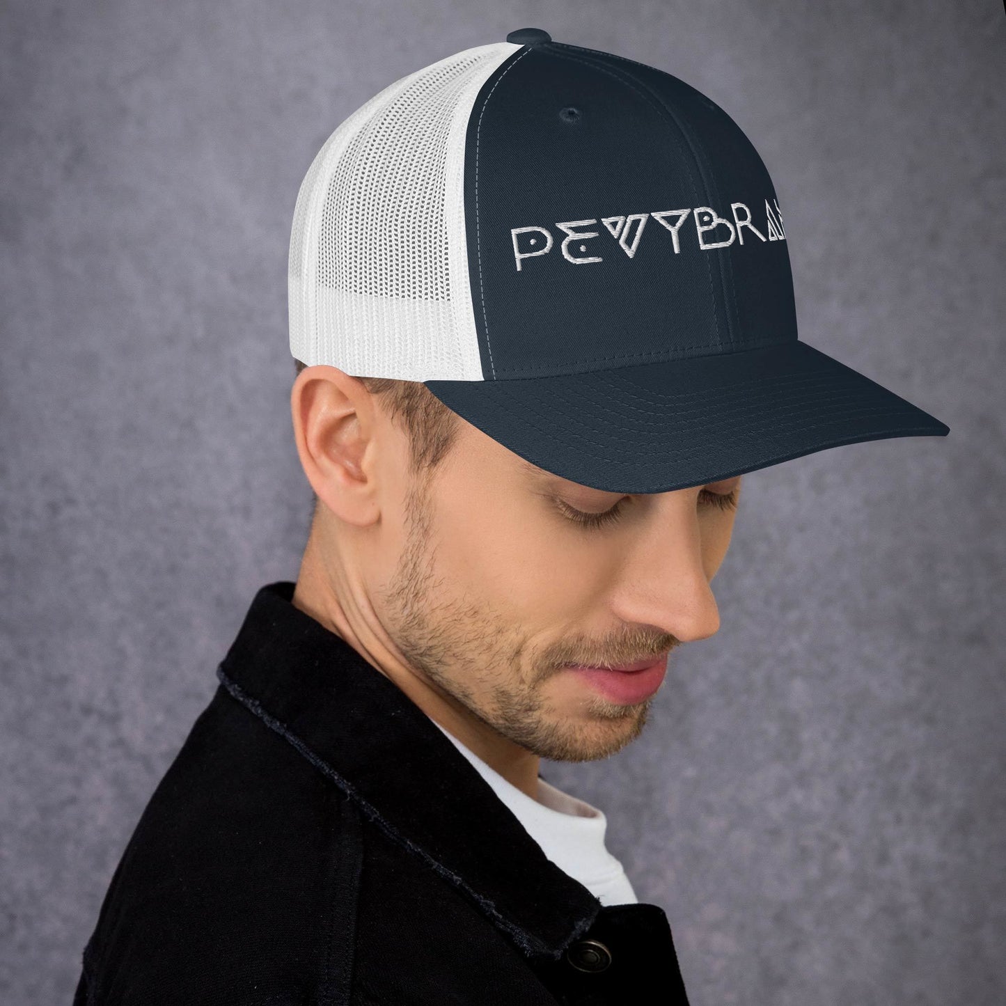 Stylish Custom Embroidered Trucker Cap - Personalized Headwear - PevyBrand