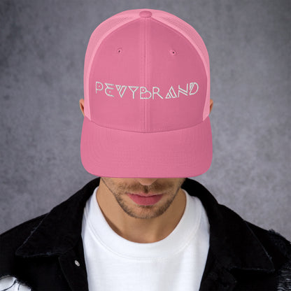 Stylish Custom Embroidered Trucker Cap - Personalized Headwear - PevyBrand