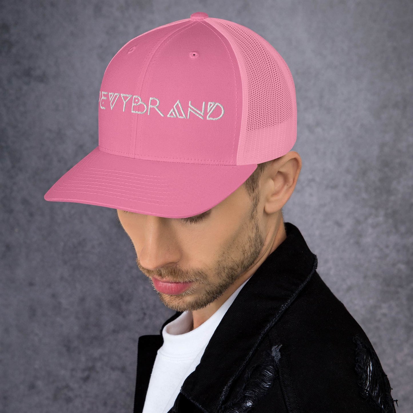 Stylish Custom Embroidered Trucker Cap - Personalized Headwear - PevyBrand