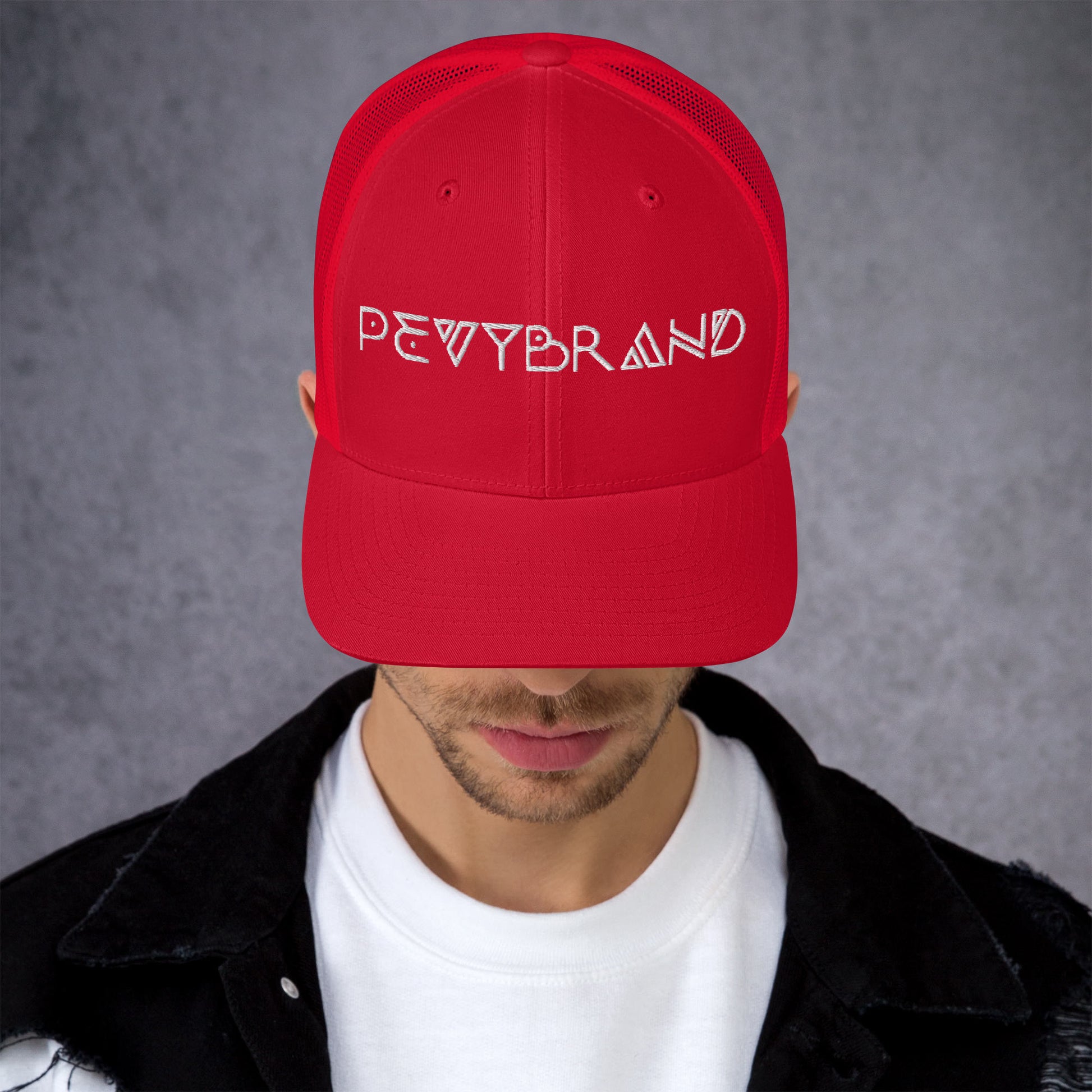 Stylish Custom Embroidered Trucker Cap - Personalized Headwear - PevyBrand
