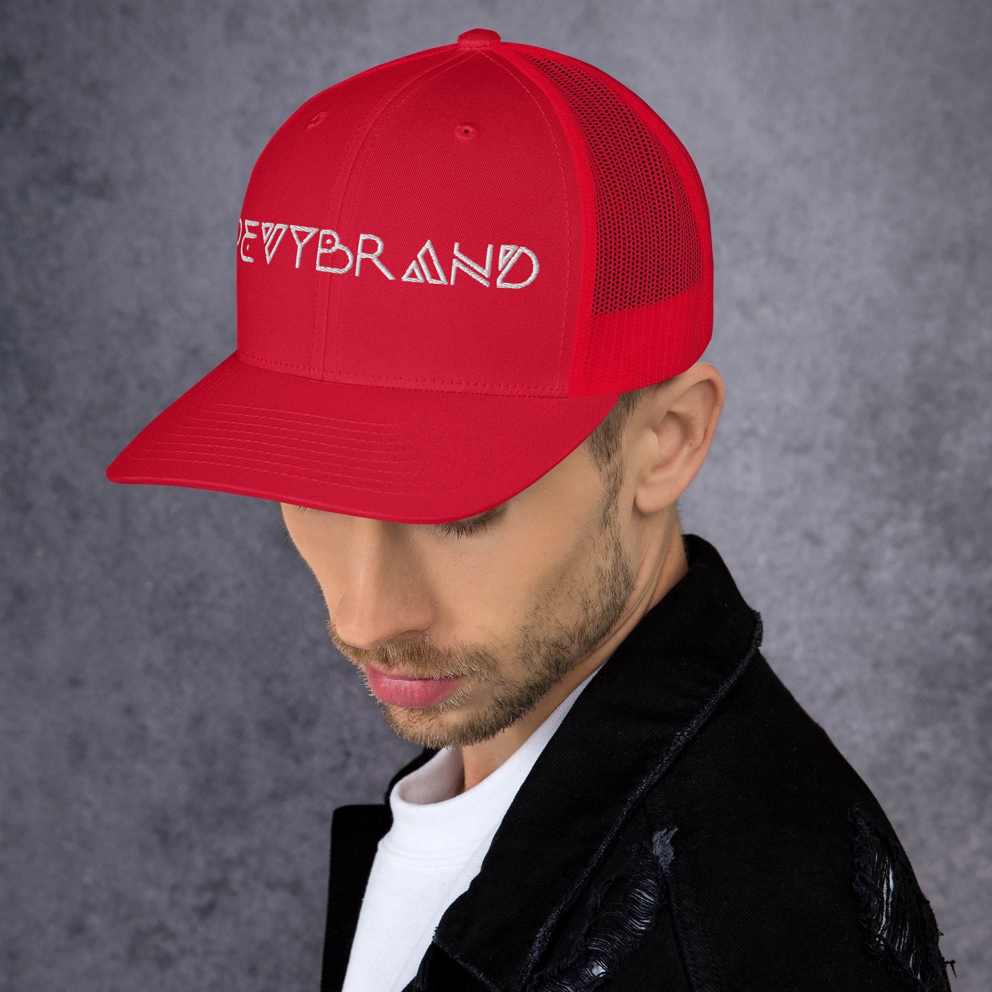 Stylish Custom Embroidered Trucker Cap - Personalized Headwear - PevyBrand