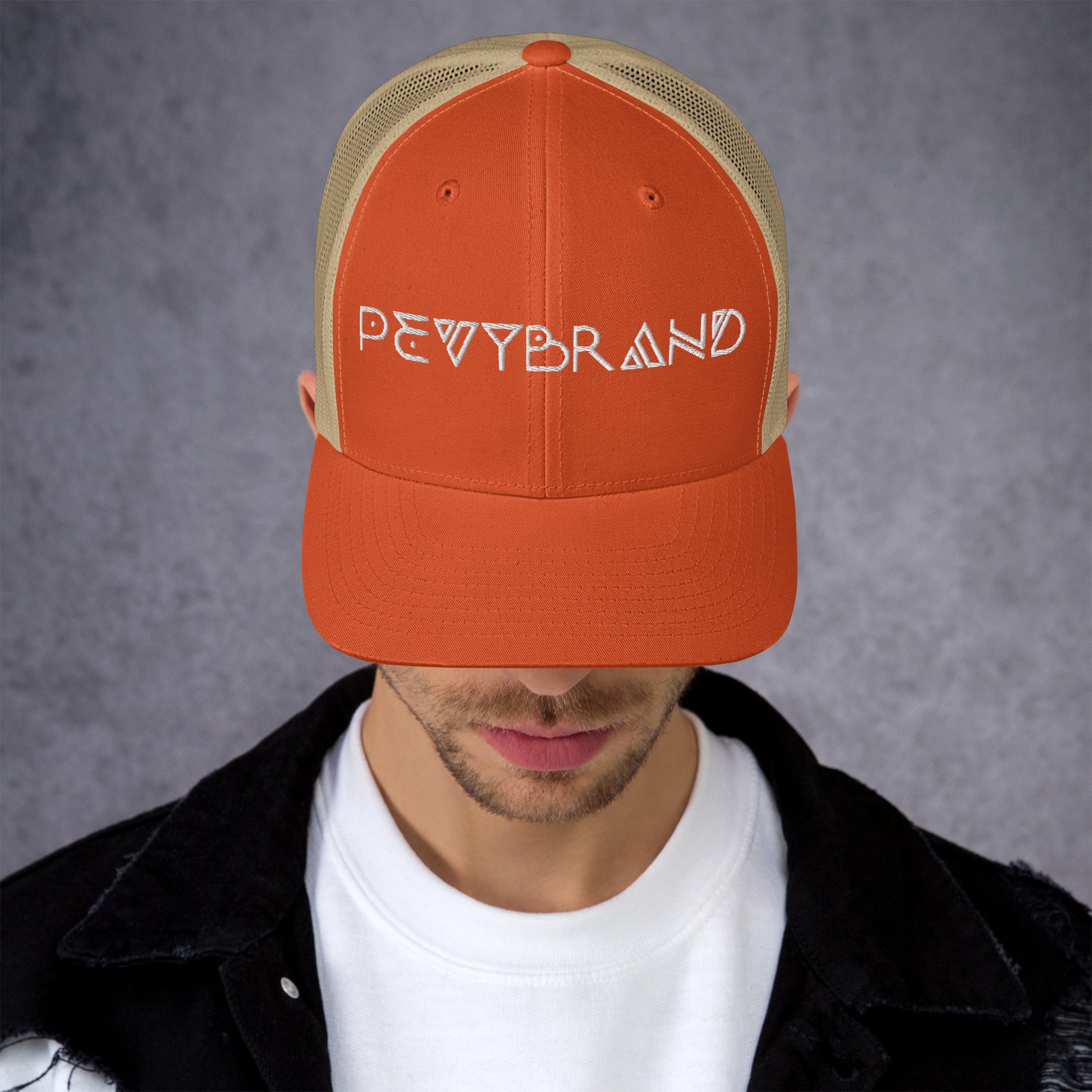 Stylish Custom Embroidered Trucker Cap - Personalized Headwear - PevyBrand
