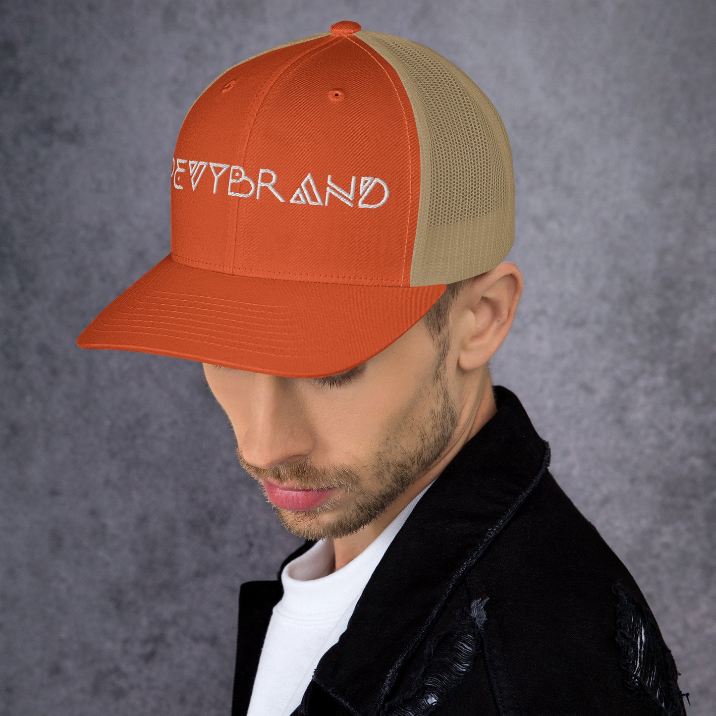 Stylish Custom Embroidered Trucker Cap - Personalized Headwear - PevyBrand