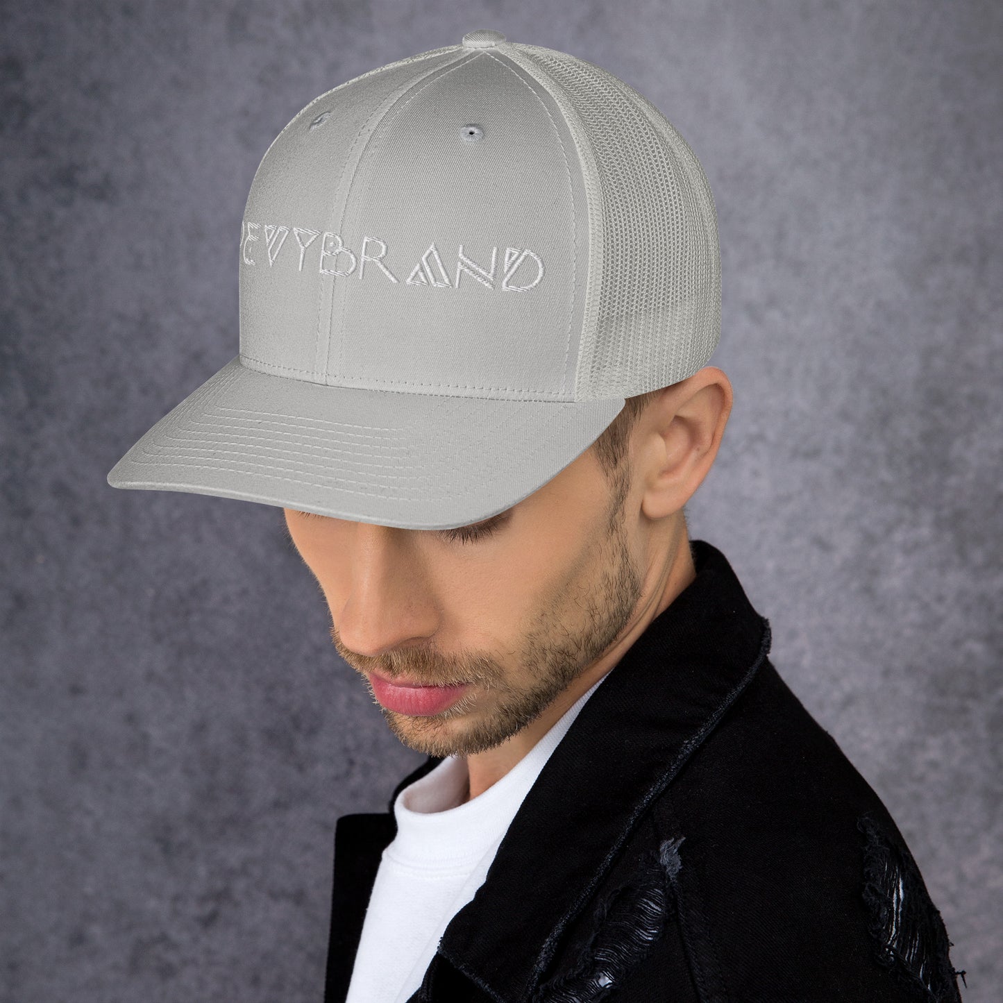 Stylish Custom Embroidered Trucker Cap - Personalized Headwear - PevyBrand