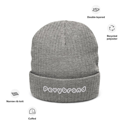 Ribbed knit beanie - PevyBrand