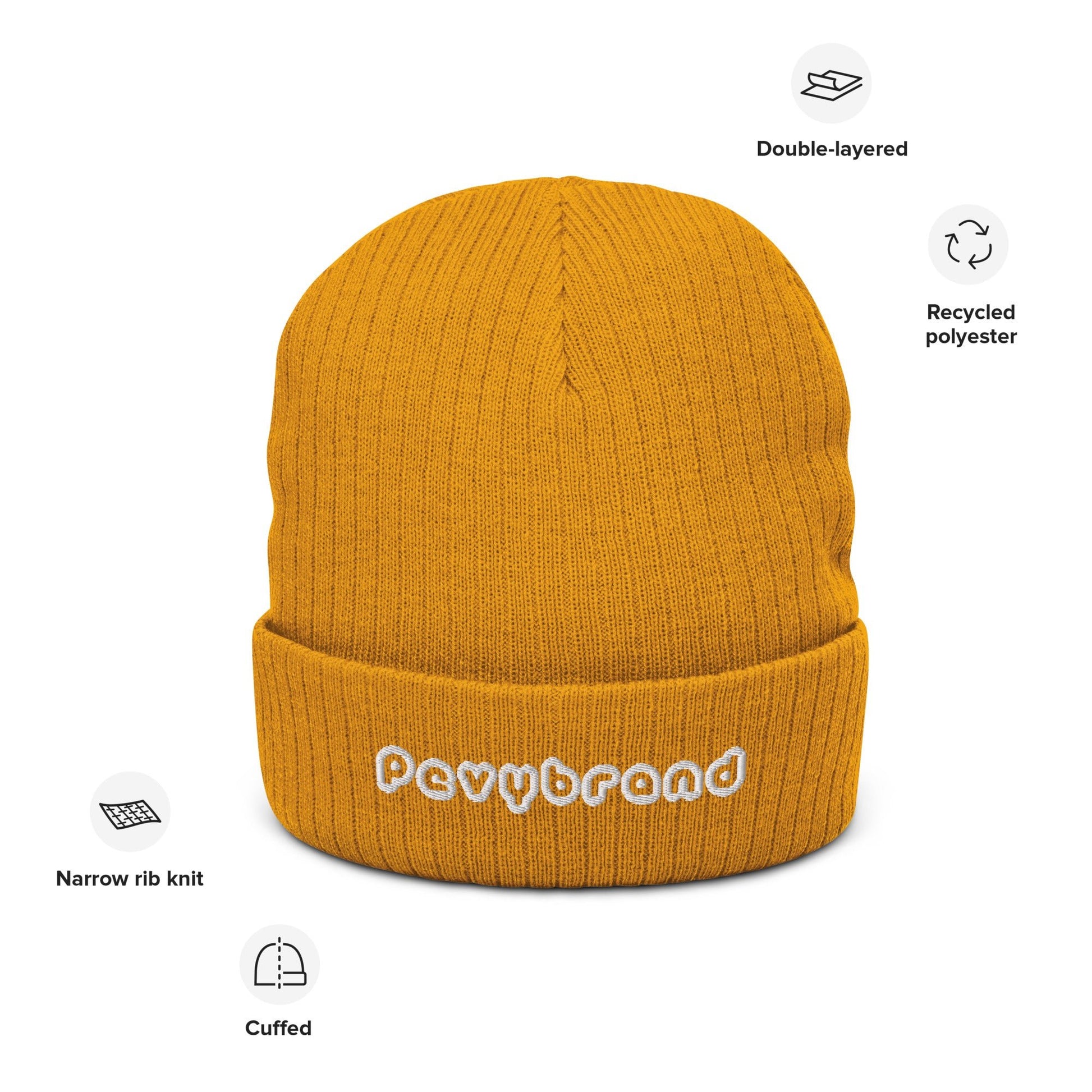 Ribbed knit beanie - PevyBrand