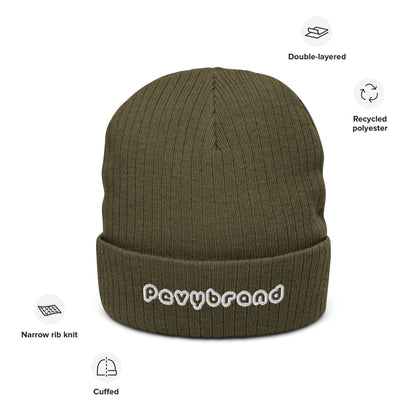 Ribbed knit beanie - PevyBrand