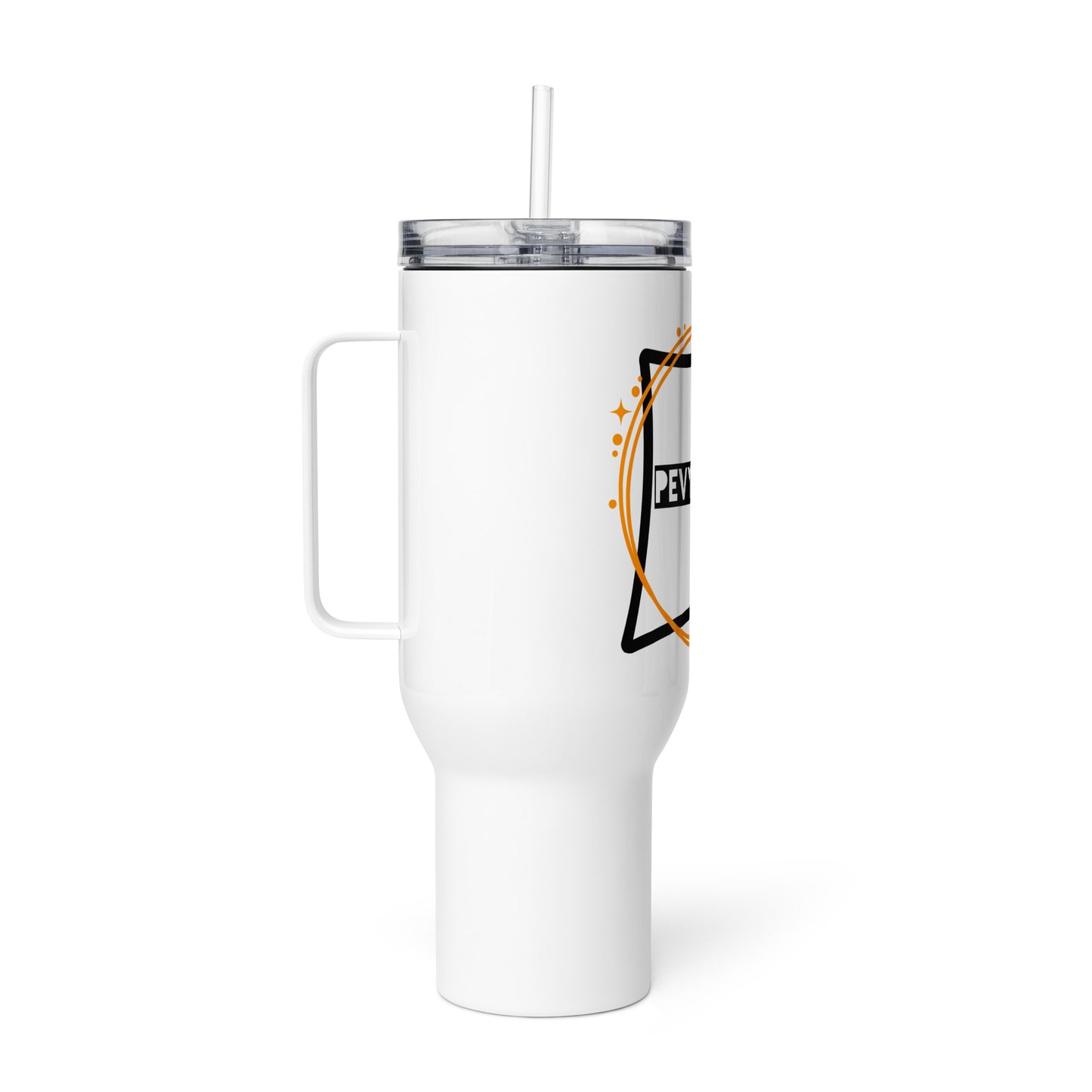 Handle Travel Mug: Sip on - the - go in style - PevyBrand