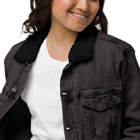 Cozy Sherpa Denim Jacket for All Genders - PevyBrand